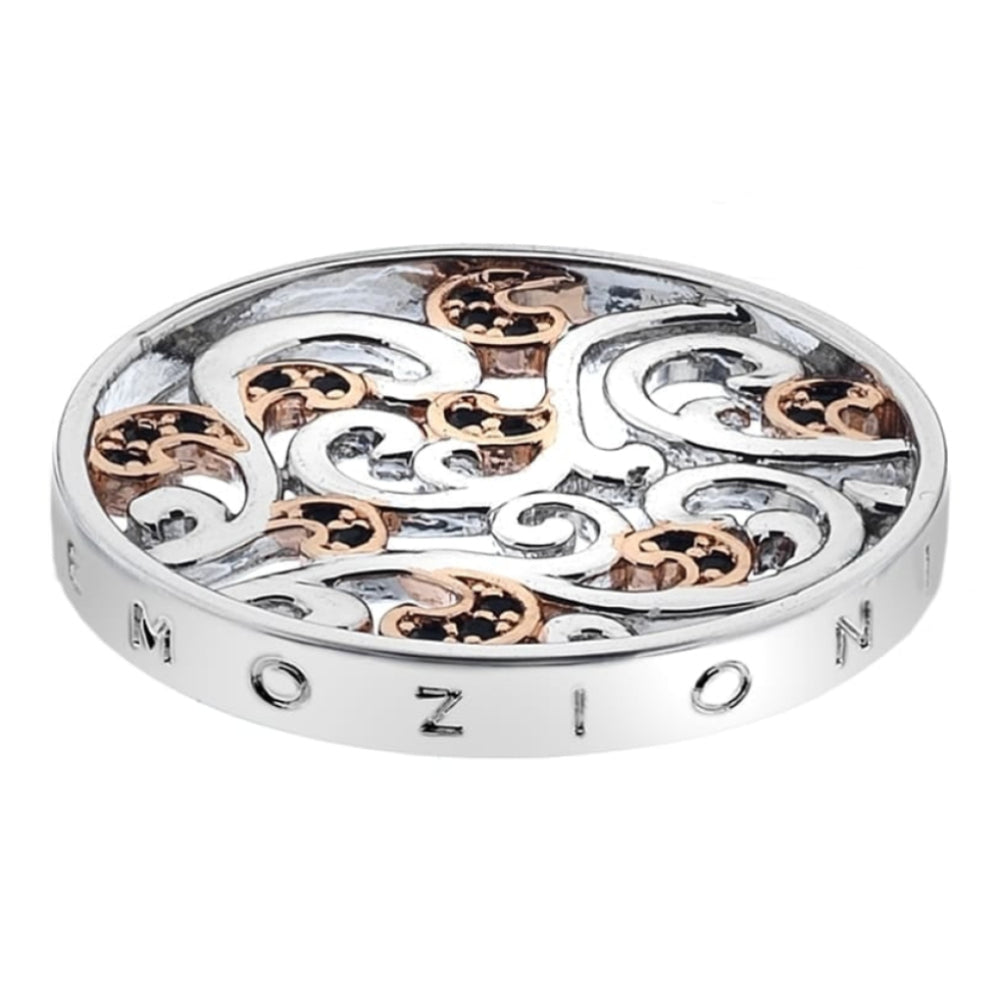 Creativity Silver & Rose Gold Coin - 25mm