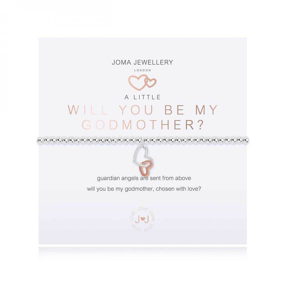A Little | Will You Be My Godmother | Silver | Bracelet | 17.5cm Stretch