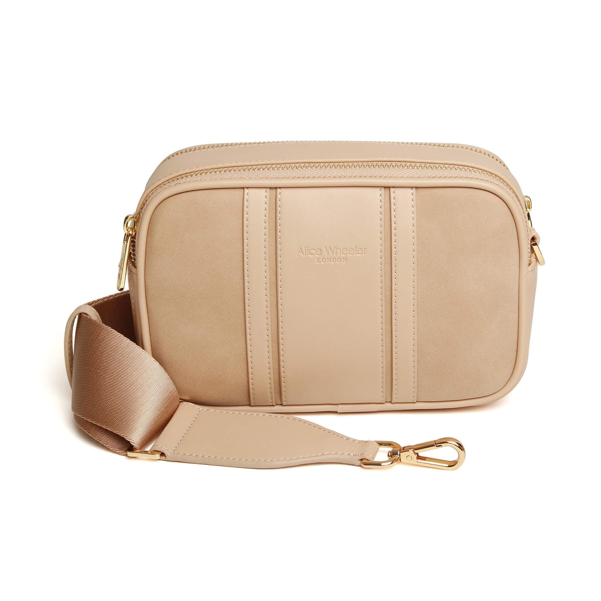 Madrid Cross Body Bag In Sand