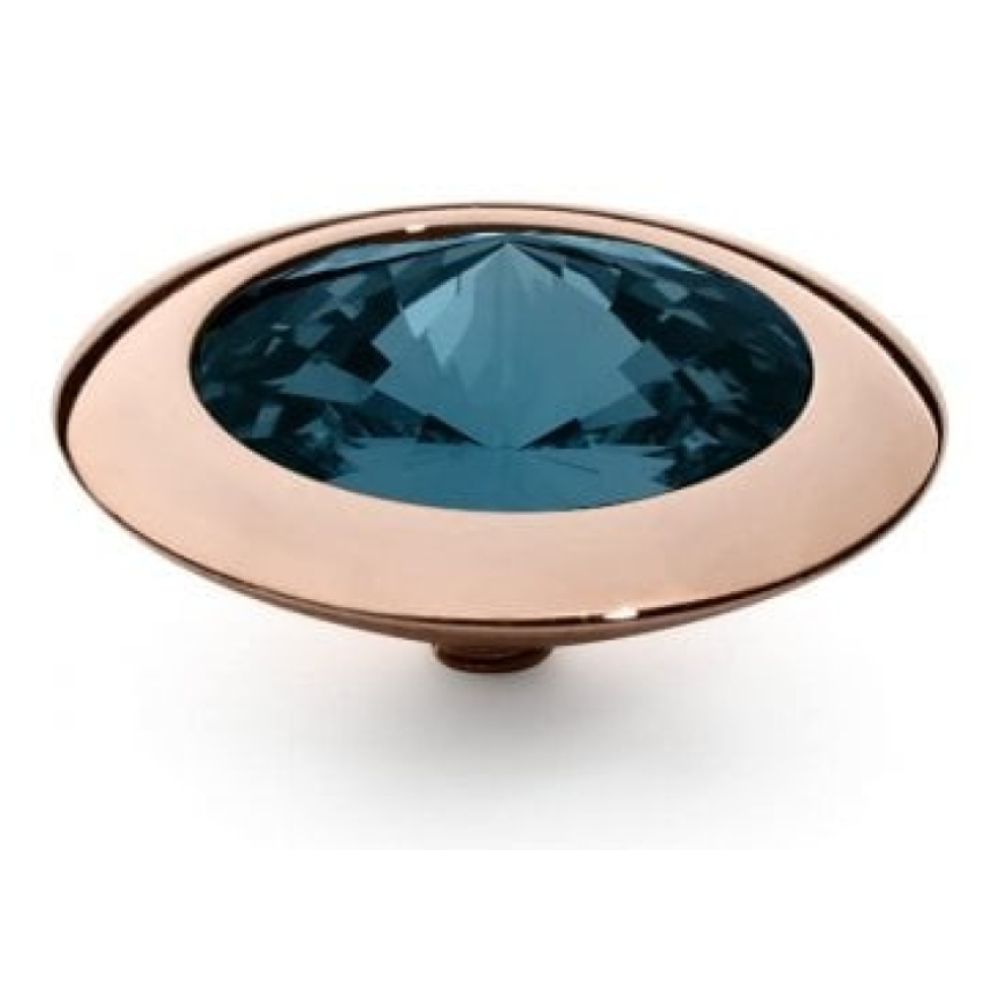 Famosa Rose Gold 16mm Tondo Ring Top Montana