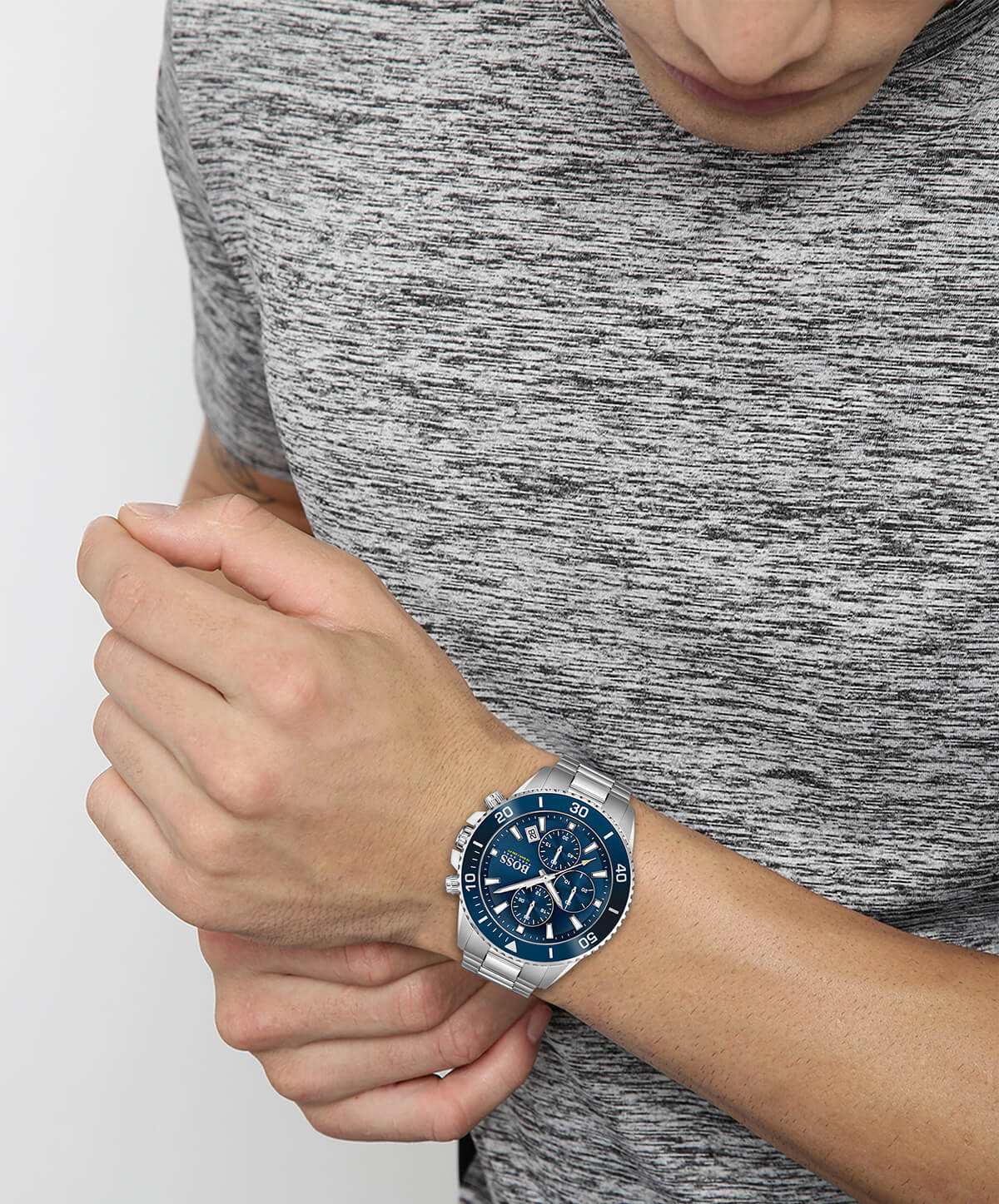 Admiral Blue Chronograph Dial Gents Watch