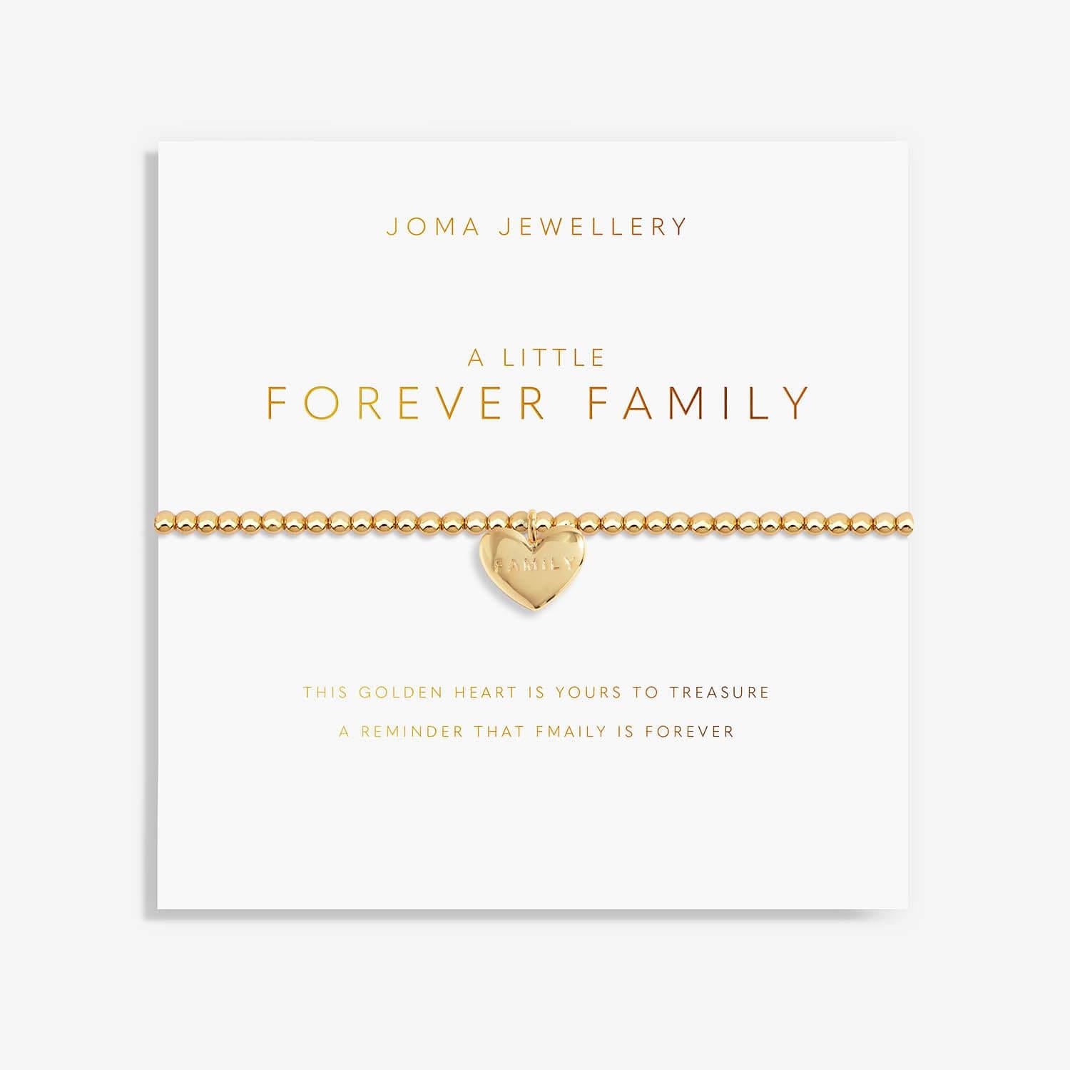 Golden Glow A Little 'Forever Family' Bracelet