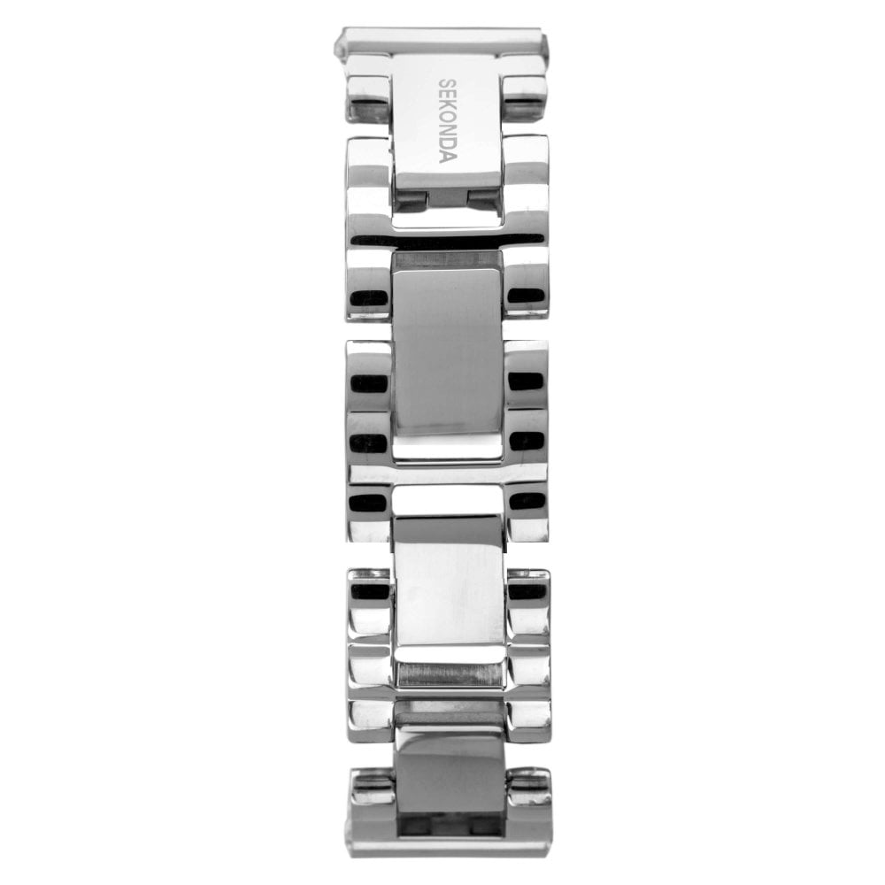 Silver Coloured Bracelet Ladies Watch