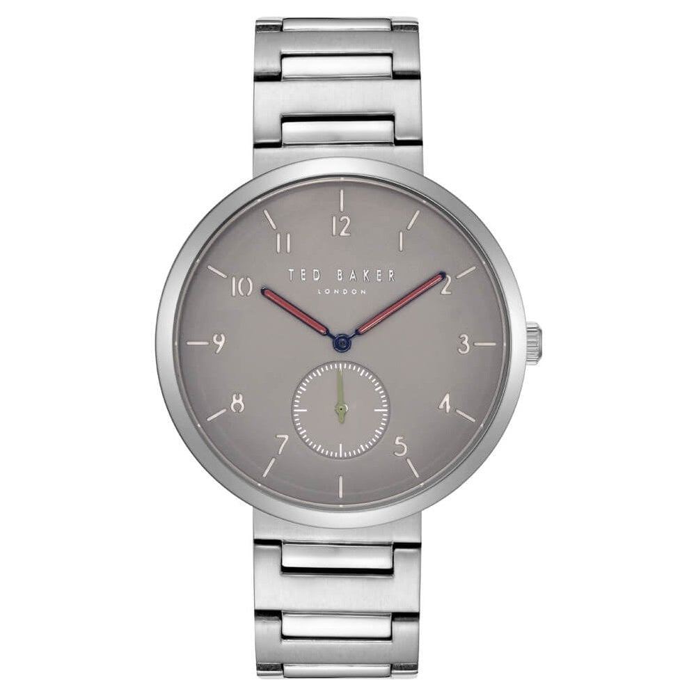 Stainless Steel Case & Grey Dial Gents Watch