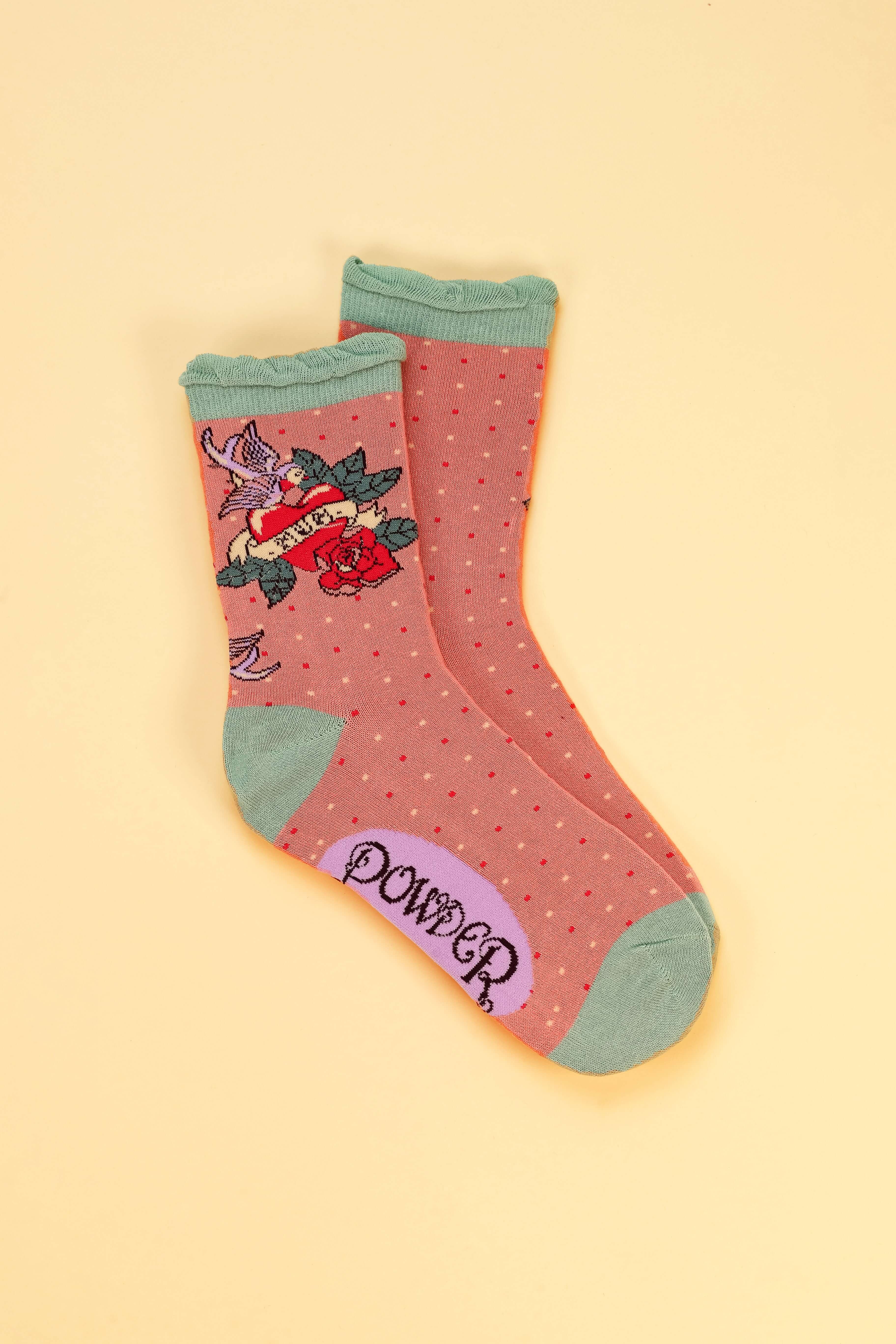 Tattoo Mum Ankle Socks