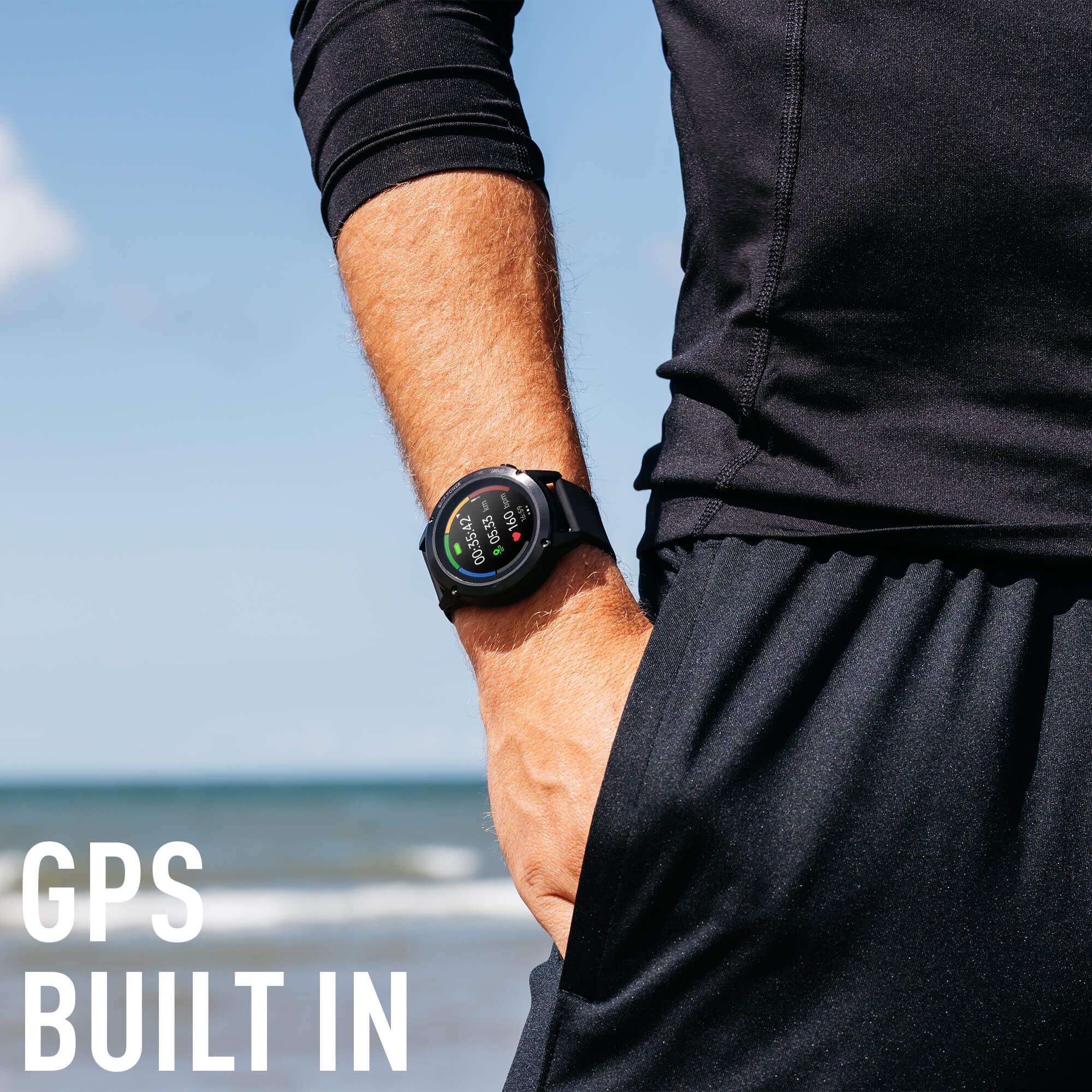 Series 18 Black Smart Watch With Built-In GPS