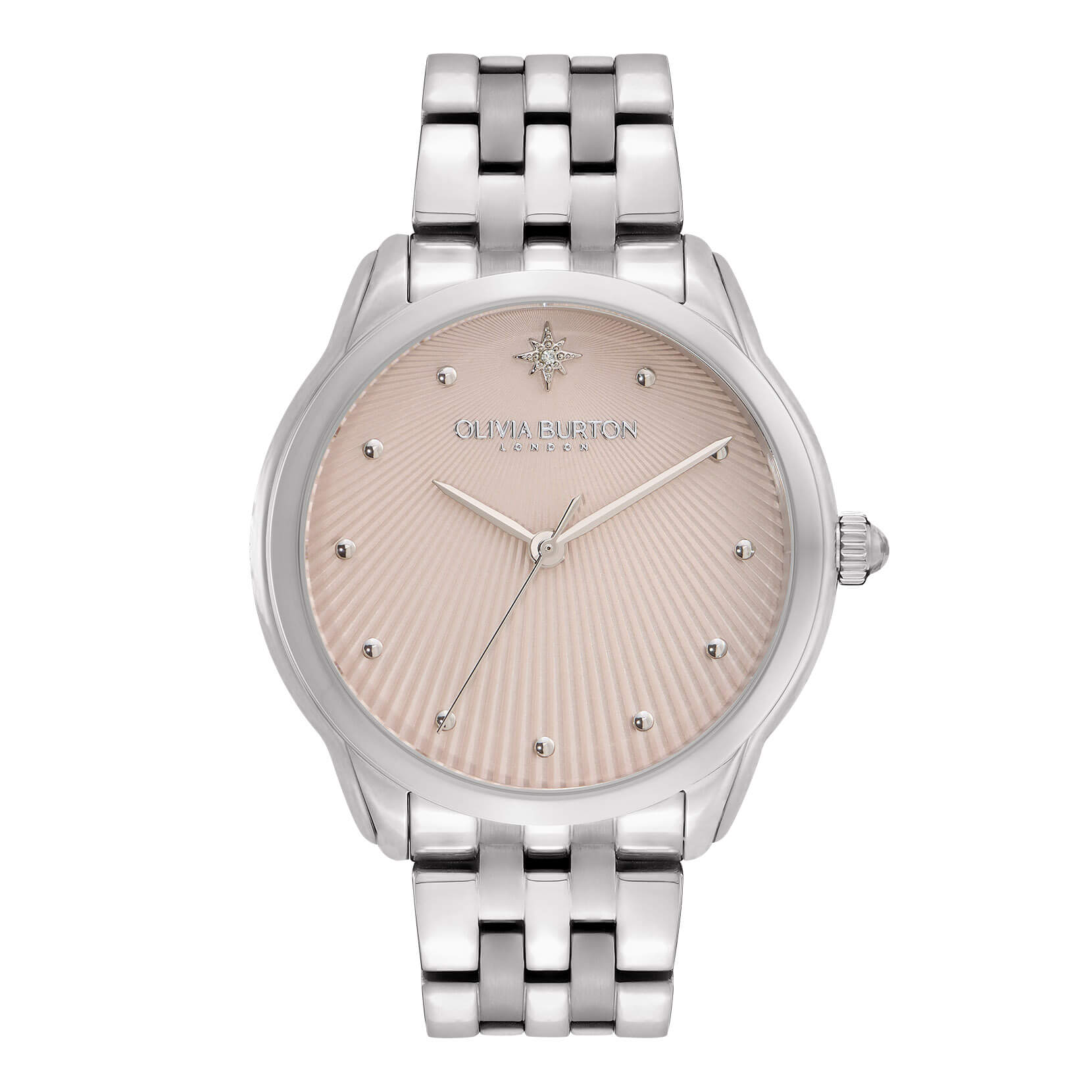 Celestial Starlight Blush & Silver Bracelet Watch