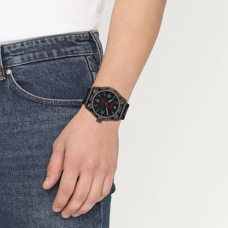 #TREK Black IP Bracelet Gents Watch