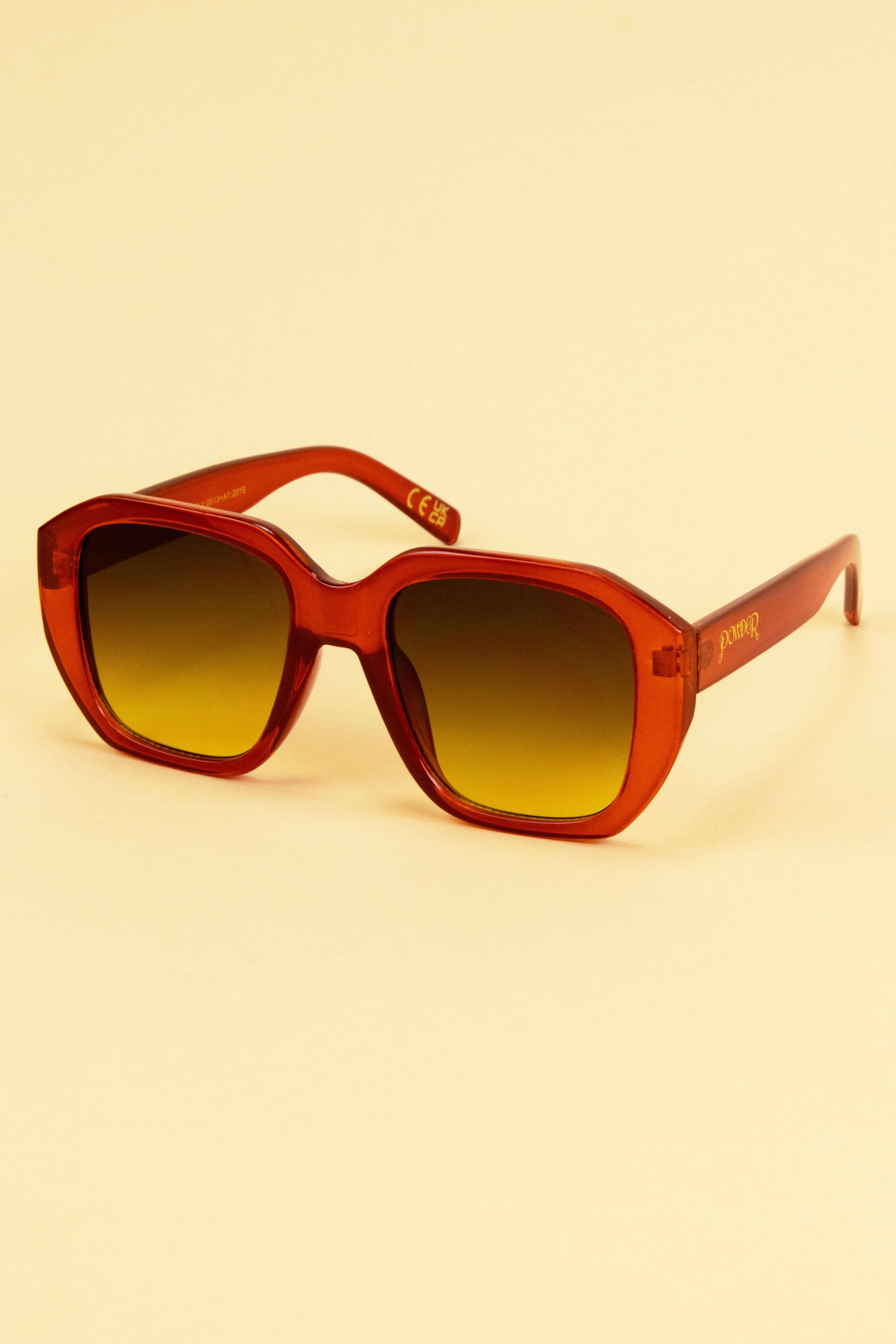 Jolene - Rust Sunglasses