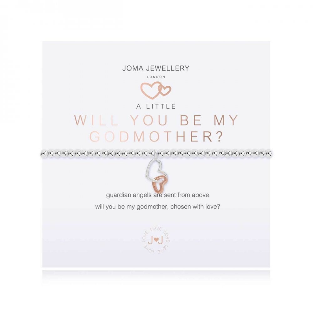 A Little | Will You Be My Godmother | Silver | Bracelet | 17.5cm Stretch