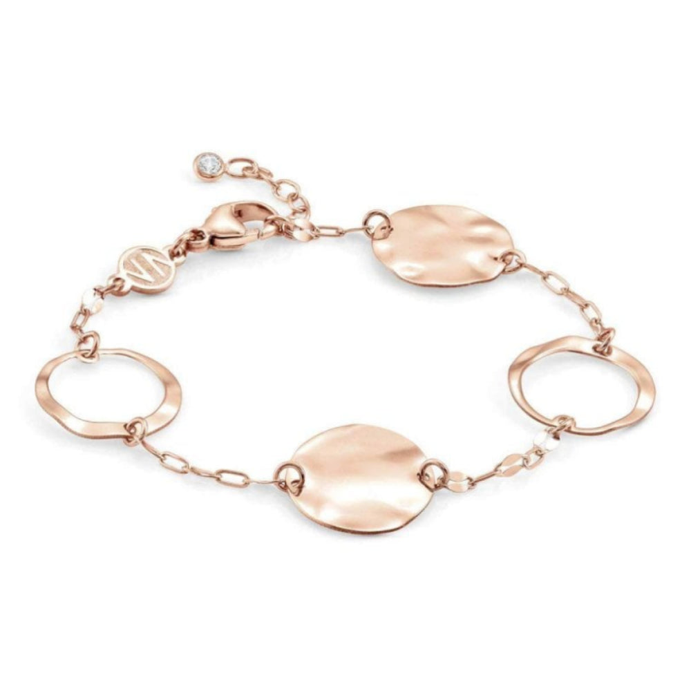 LUNA Bracelet In 925 Silver & CZ Large Rose Gold