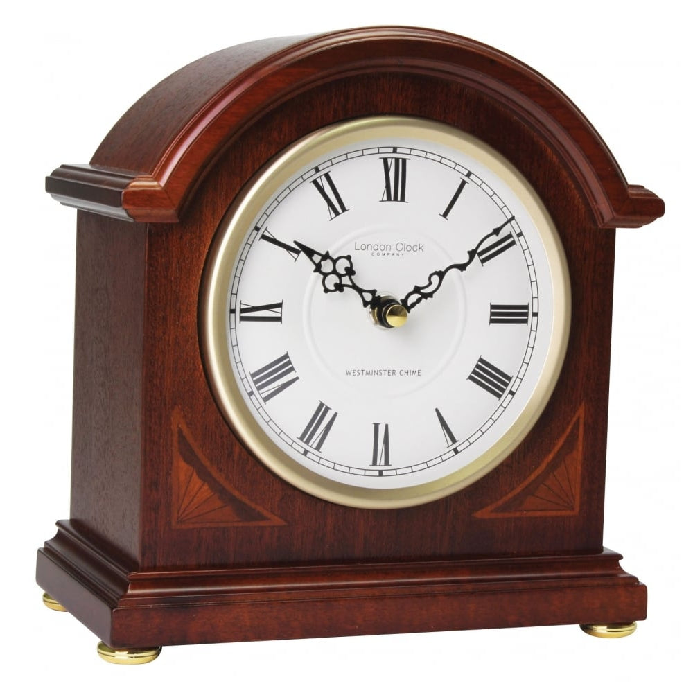 Stark Wood Arch Top Mantel Clock