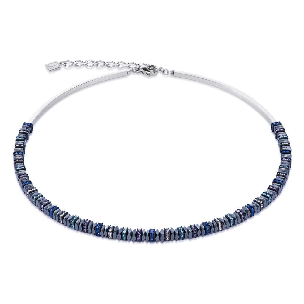 Geo Cube Multicolour Crystals Fancy Necklace