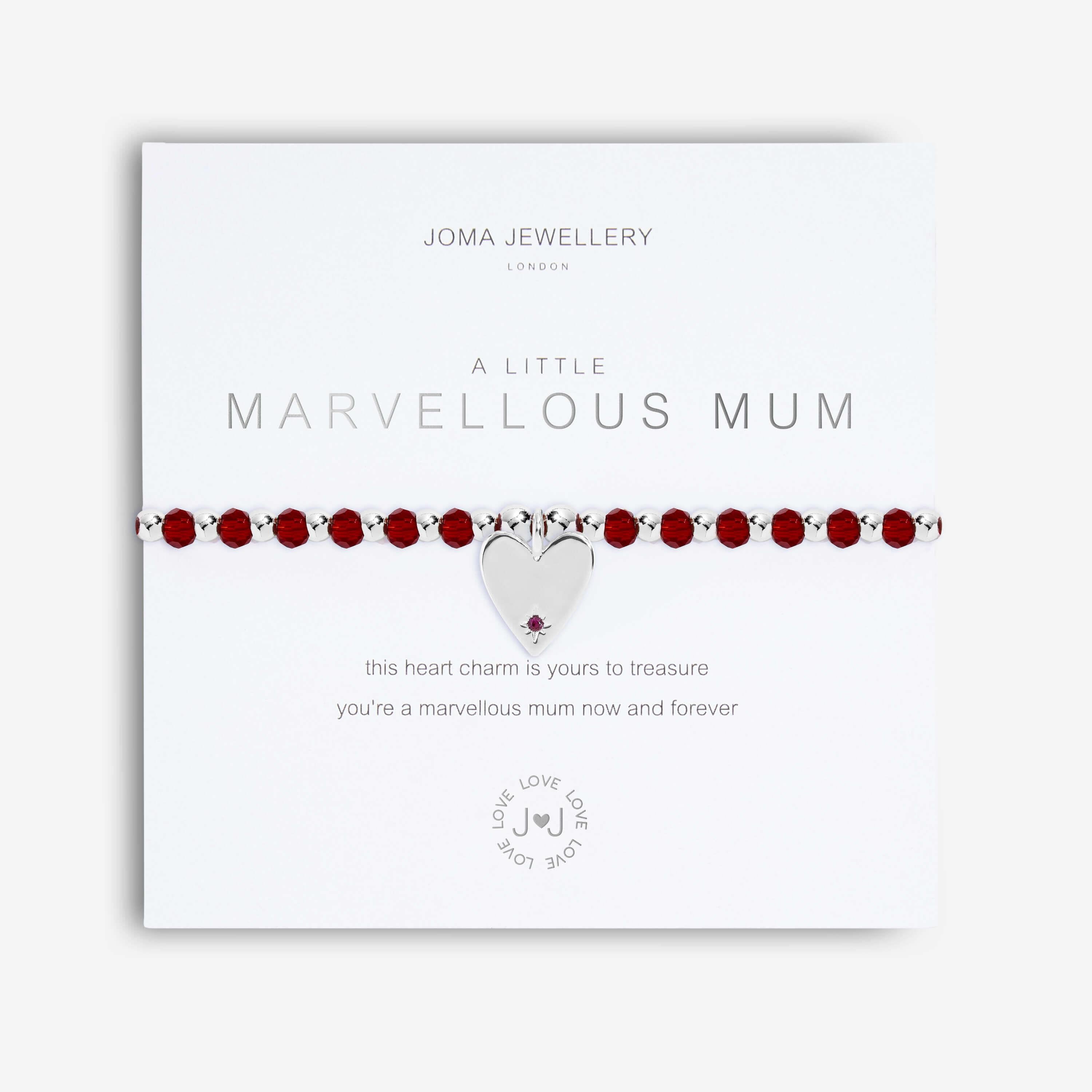 Colour Pop A Little | Marvellous Mum | Silver | Bracelet | 17.5cm Stretch