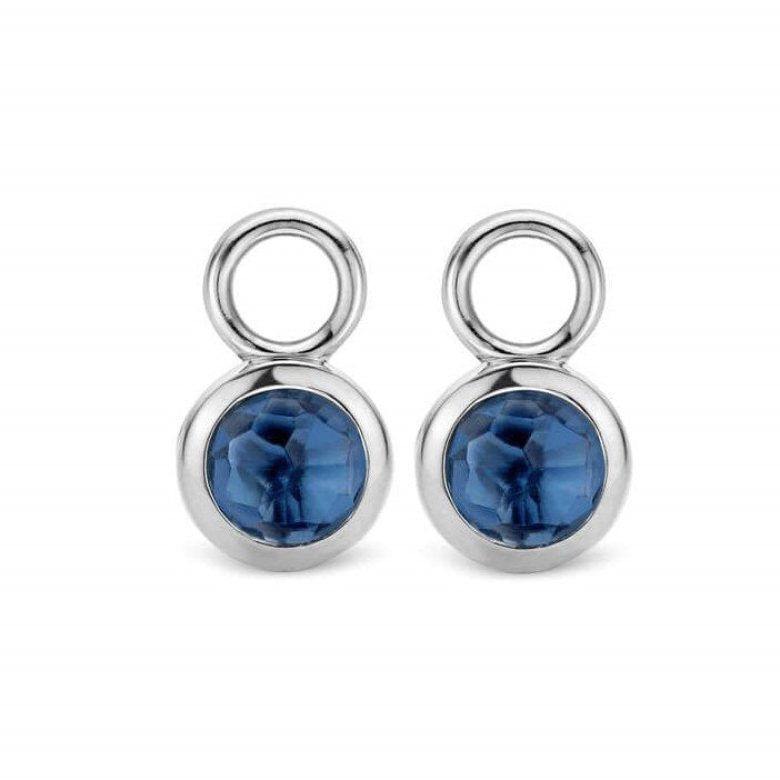 Blue Silver Ear Charm