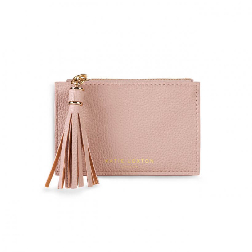 Sophia Tassel Coin/Card Purse | Pale Pink