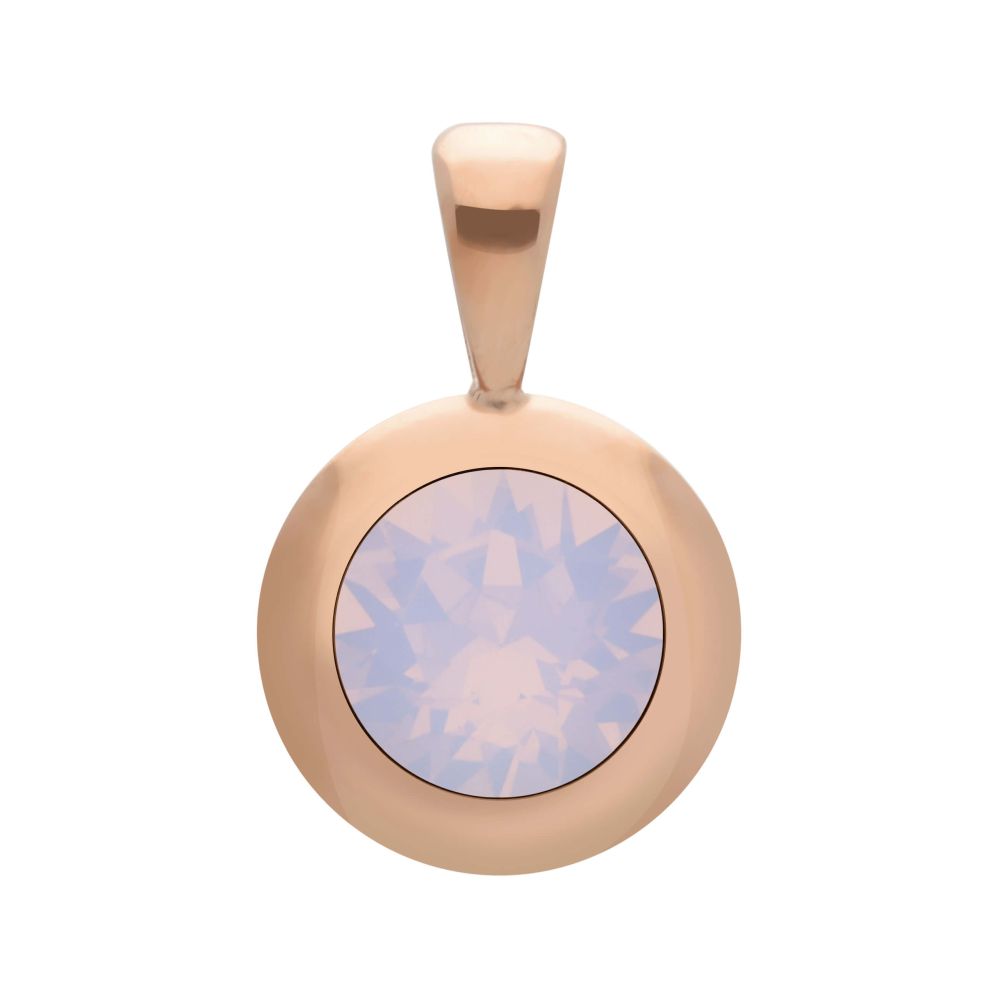 Tondo (Rg/P) 13mm Rose Water Opal Pendant