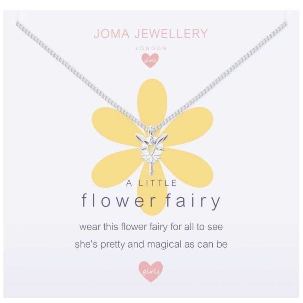 a little FLOWER FAIRY - daisy - silver necklace