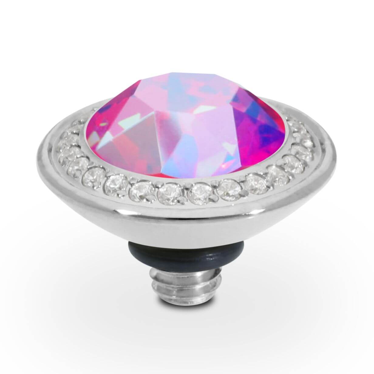 TONDO Deluxe (S/P) 9mm Light Siam Shimmer Ring Top
