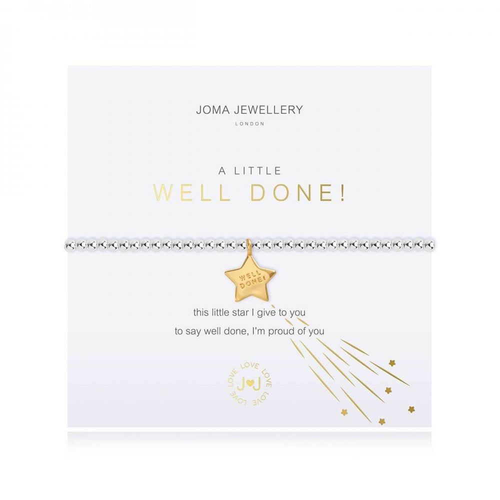A Little | Well Done! | Silver | Bracelet | 17.5cm Stretch