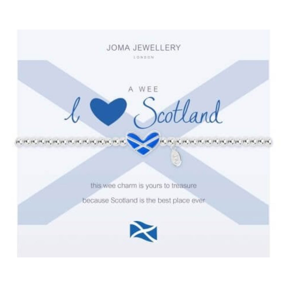 A Wee I Love Scotland Bracelet