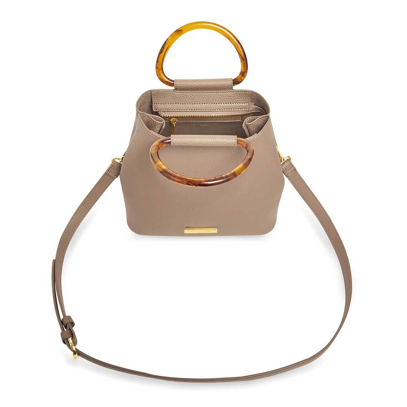 Tori Tortoiseshell Bag | Taupe