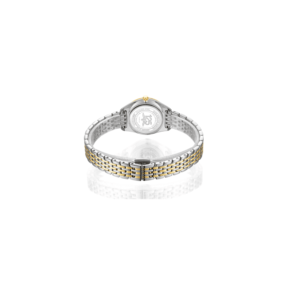 Ultra Slim Ladies Two Tone Bracelet Watch