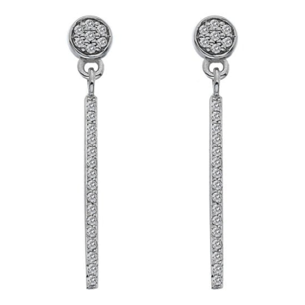 Tranquility Earrings - White Gold