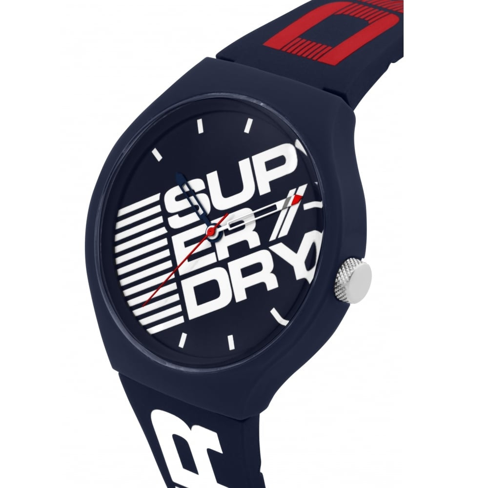 Urban Street Navy Dial With Navy Printed Silicone