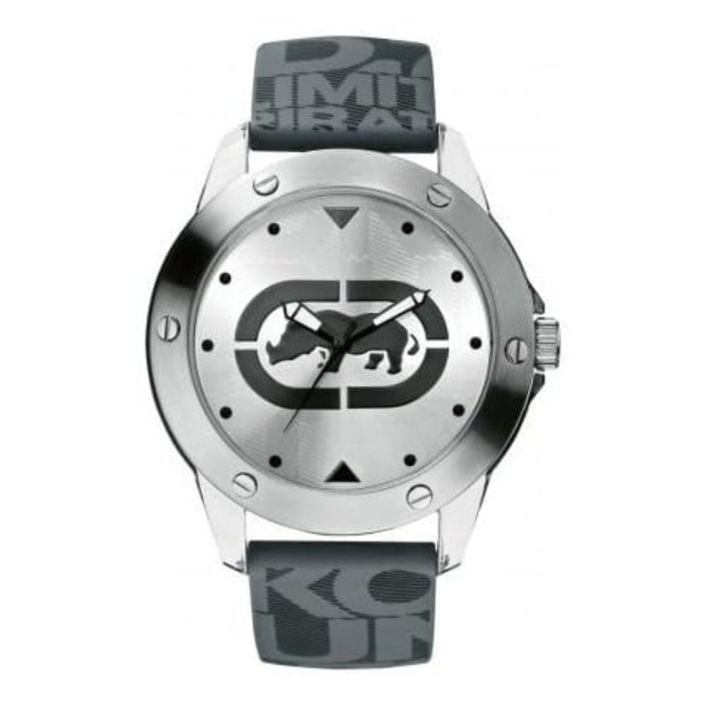 Gents The Tran Grey Silicone Strap Watch