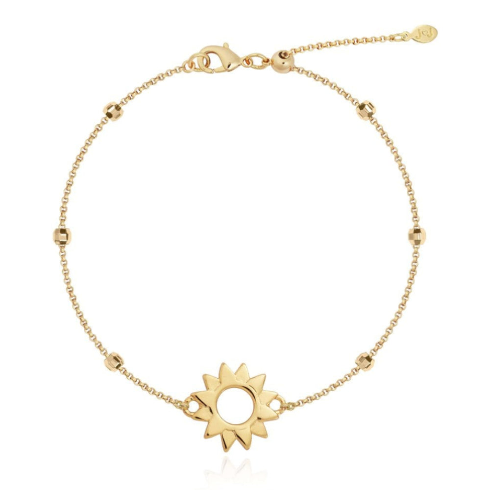 Anklet | Gold Sun | 26cm Total Length