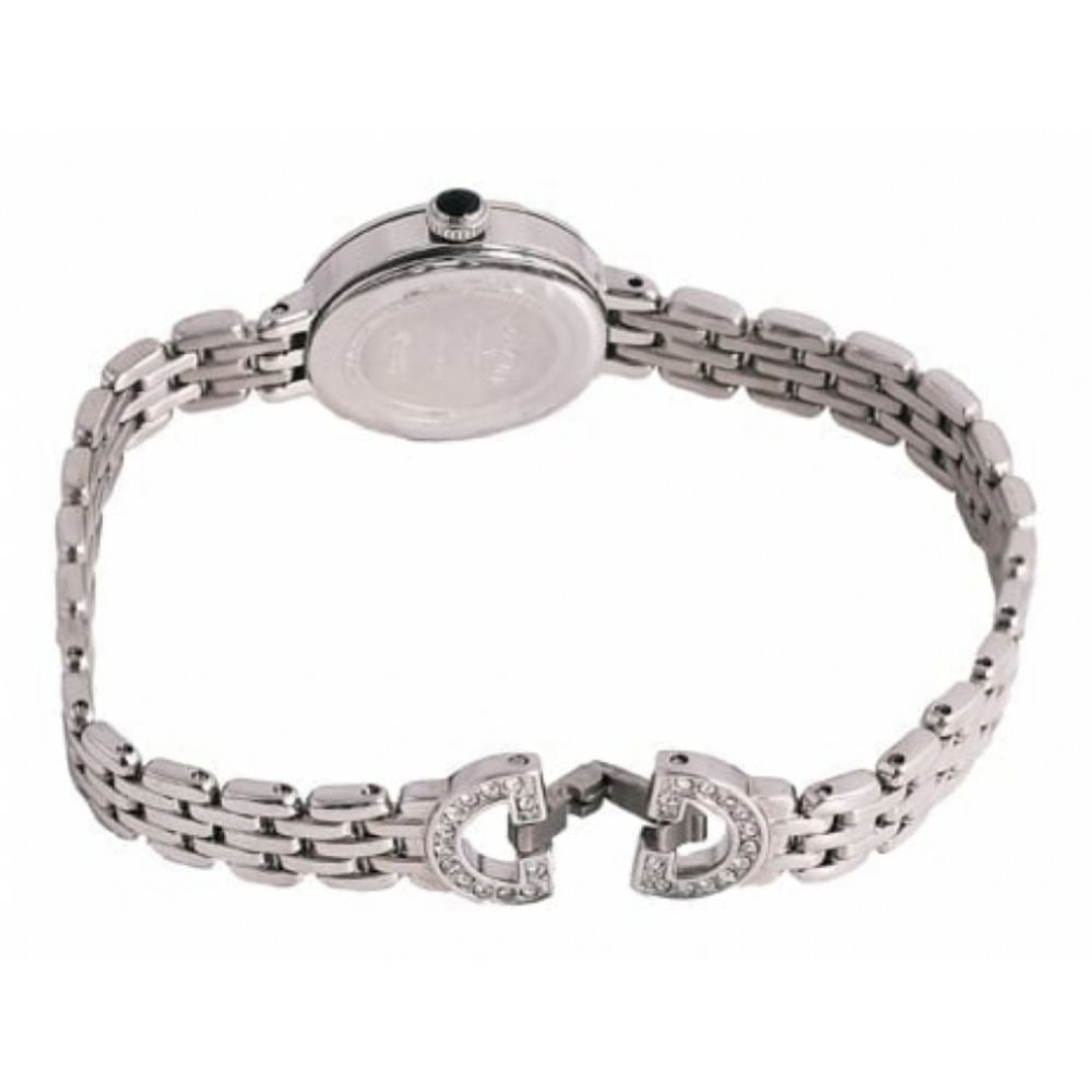 Stainless Steel White Dial & Bracelet Strap Ladies Wristwatch