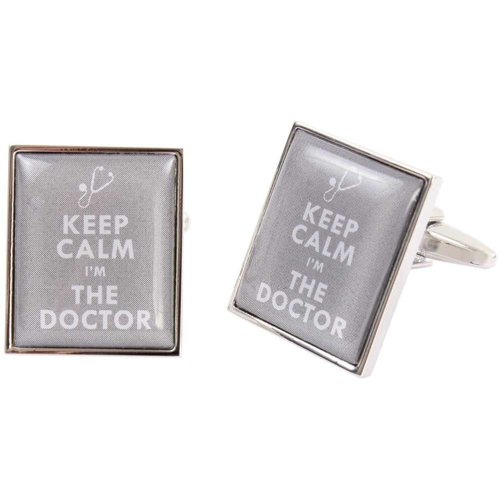 Keep Calm I'm The Doctor Cufflinks