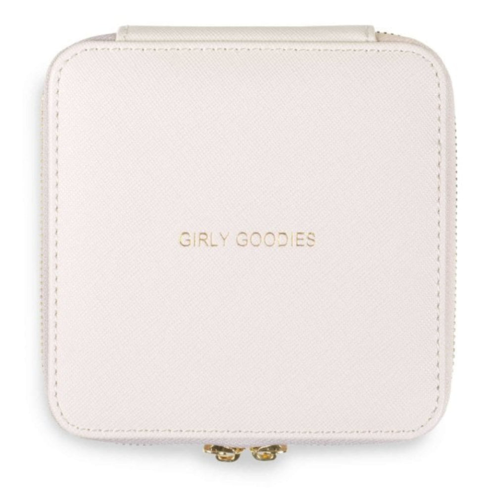 Square Jewellery Box - Girly Goodies - Pale Pink - 12x12x7cm