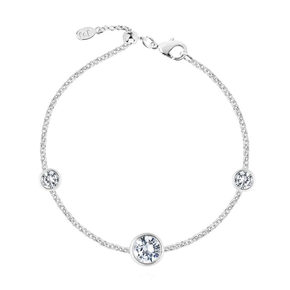 Esme | Silver | CZ | Bracelet | 19cm Adjustable