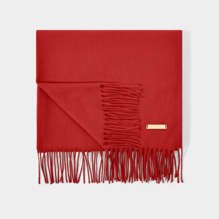 Blanket Scarf | Red | 190cm X 75cm X 0.5cm