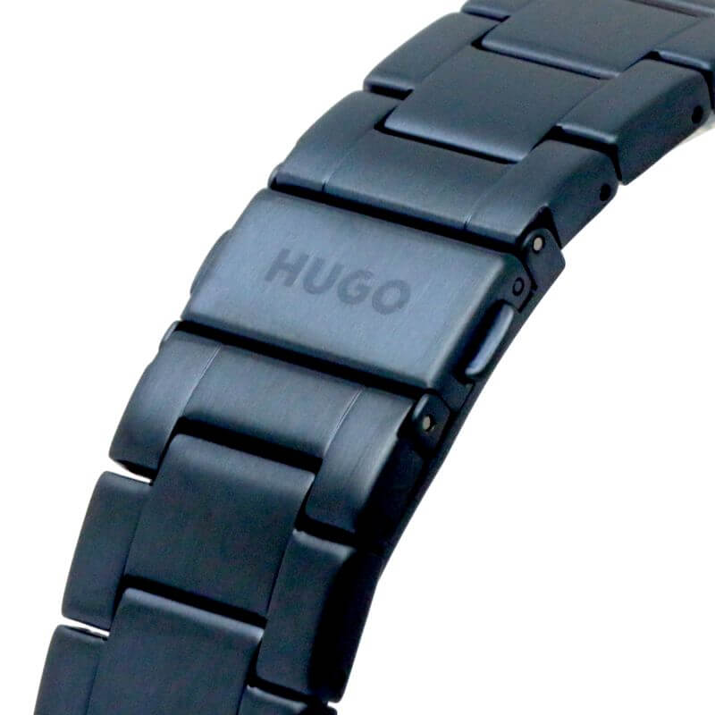#GRIP Blue Dial Blue IP Bracelet Strap Watch
