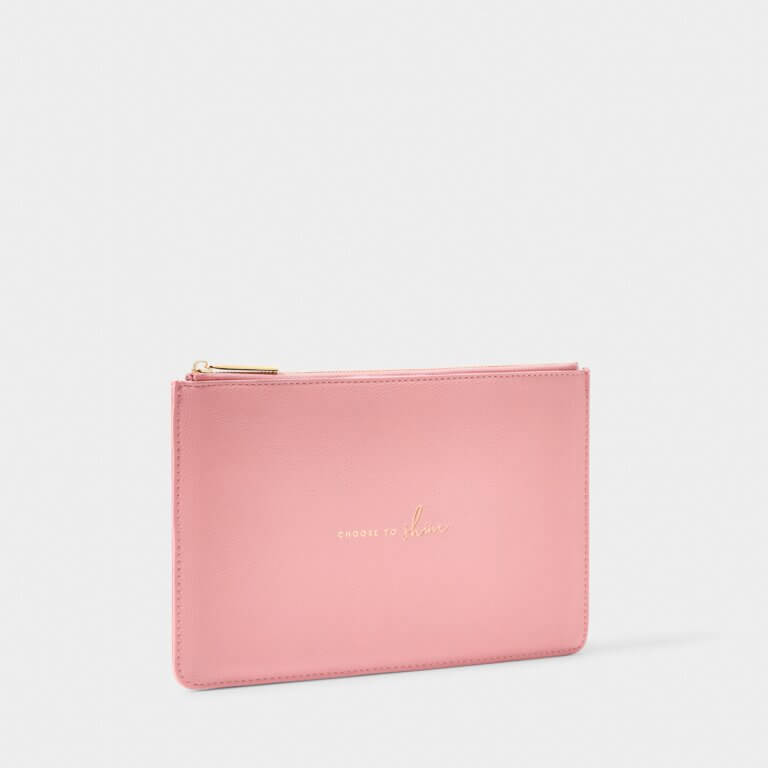 Christmas Pouch | Choose To Shine | Dark Pink