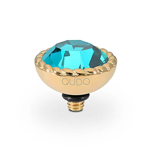 Interc Bocconi YG Blue Zircon 11mm Top