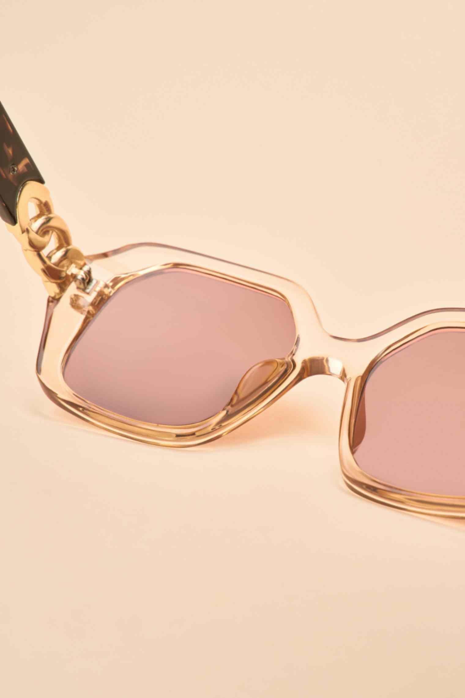 Rylee Luxe Sunglasses - Nude/Tortoiseshell