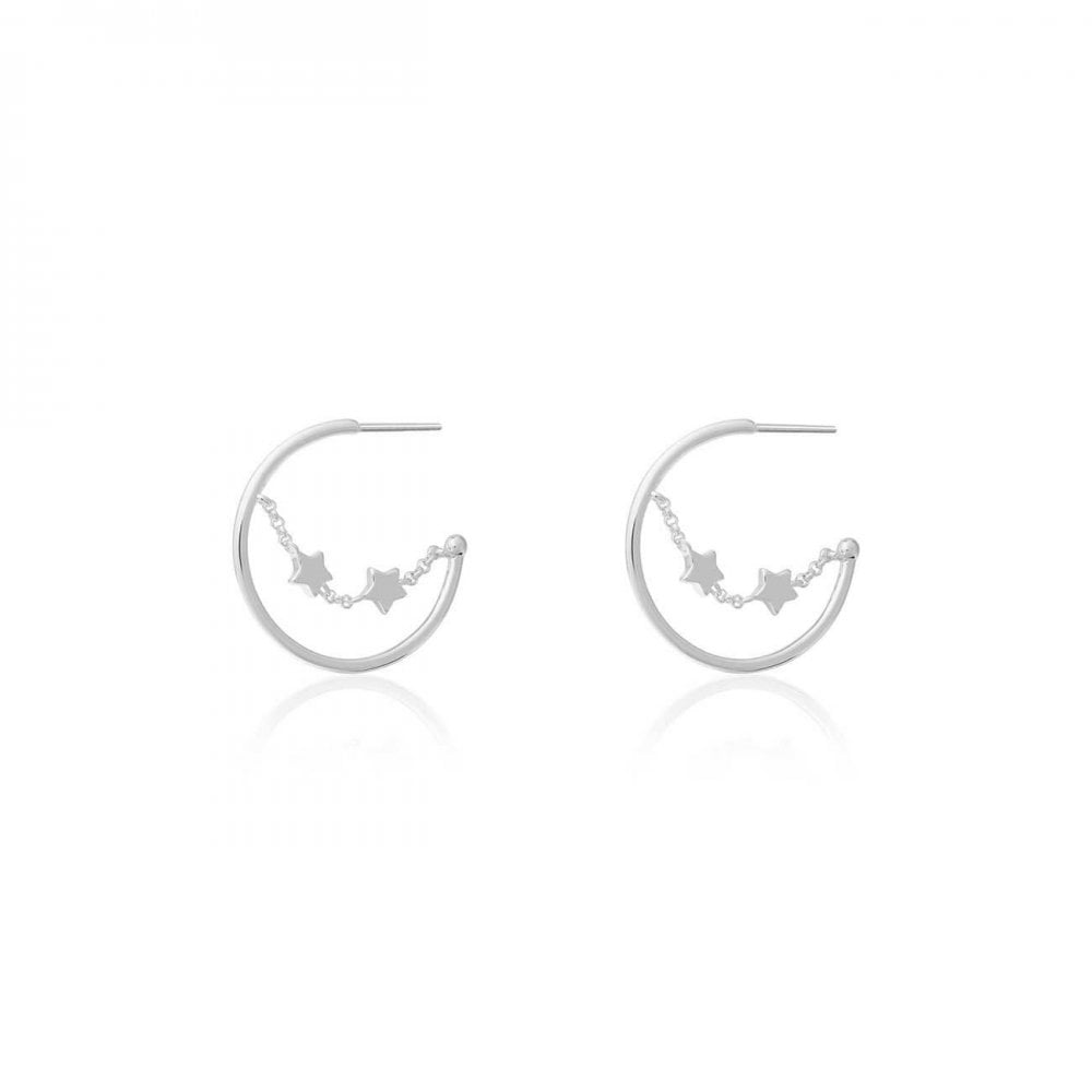 Celeste | Silver | Stardust Hoop | Earrings