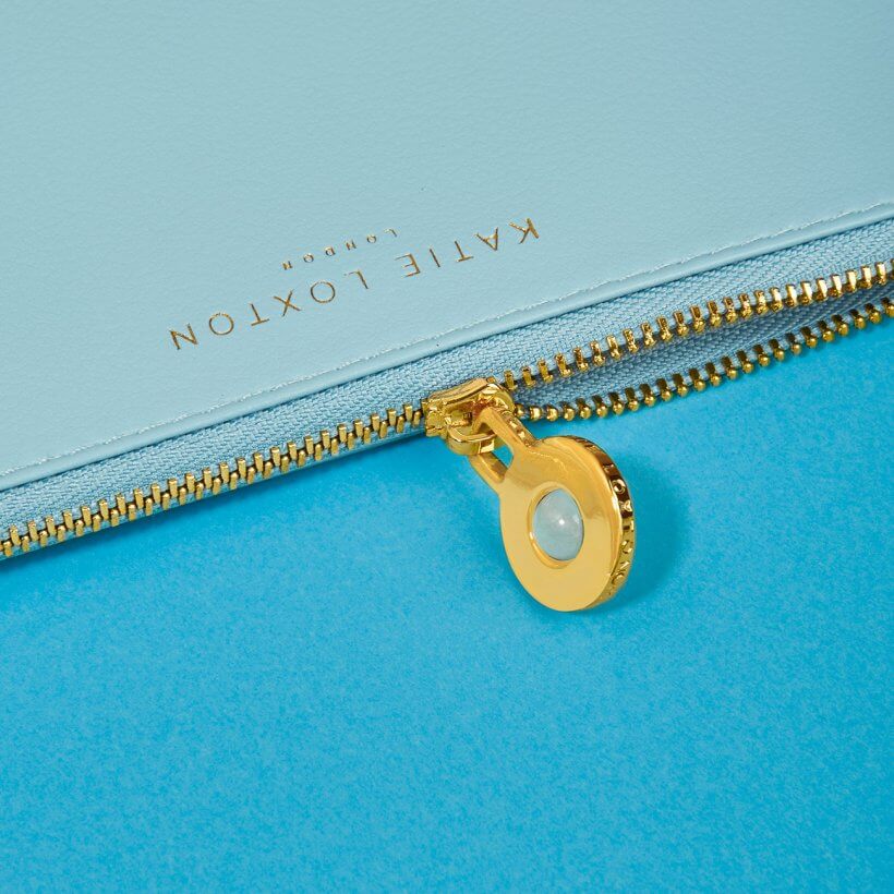 Birthstone Perfect Pouch | December | Turquoise | Duck Egg Blue