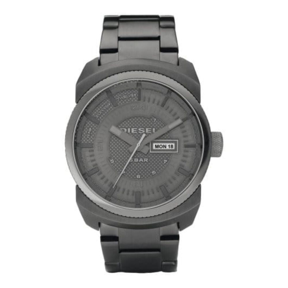 Gents Oxidised Stainless Steel Bracelet Watch