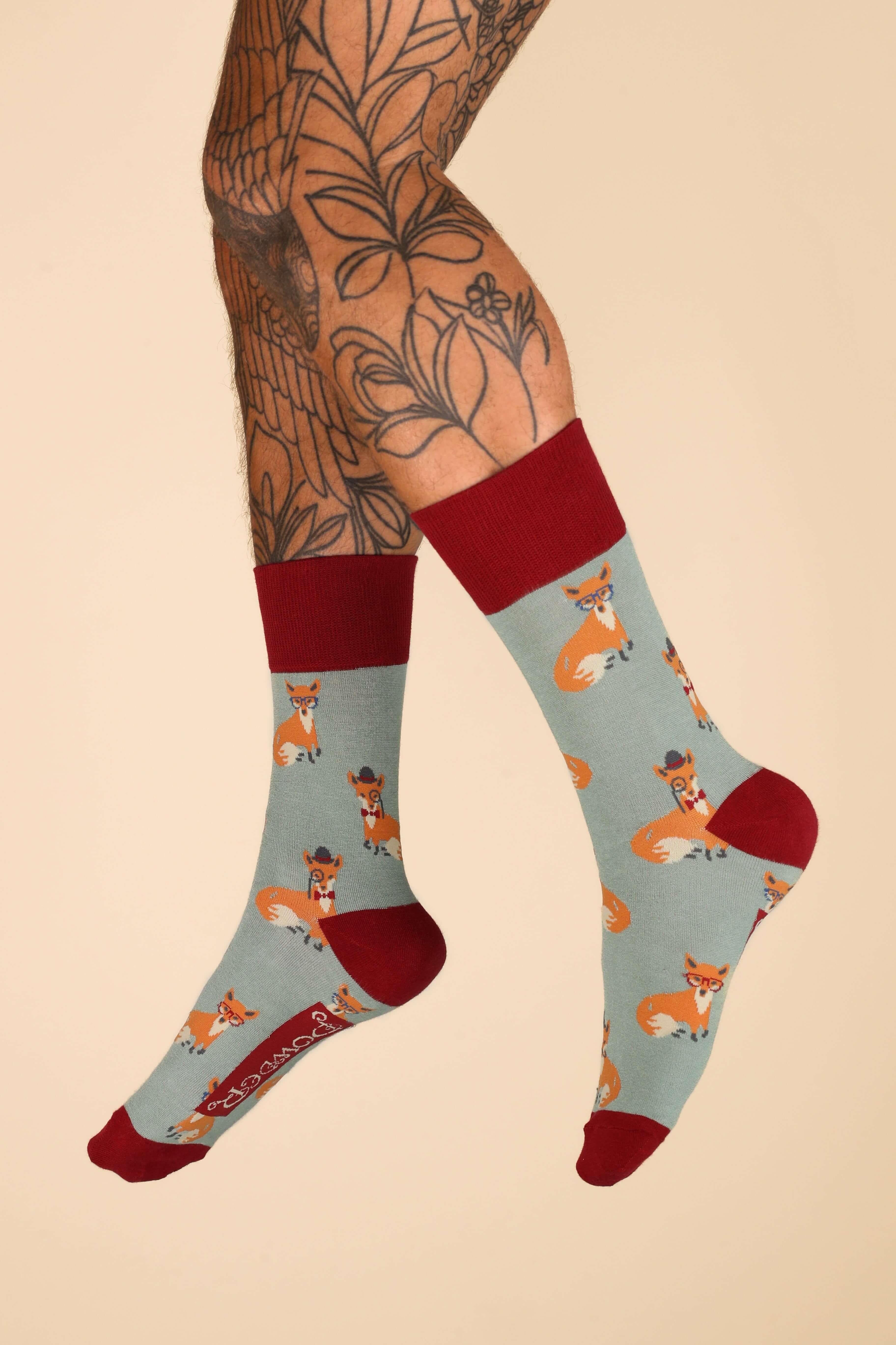 Men's Esteemed Fox Socks - Ice