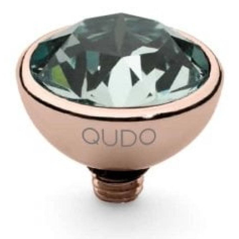 Famosa Rose Gold 10mm Bottone Ring Top Light Azore