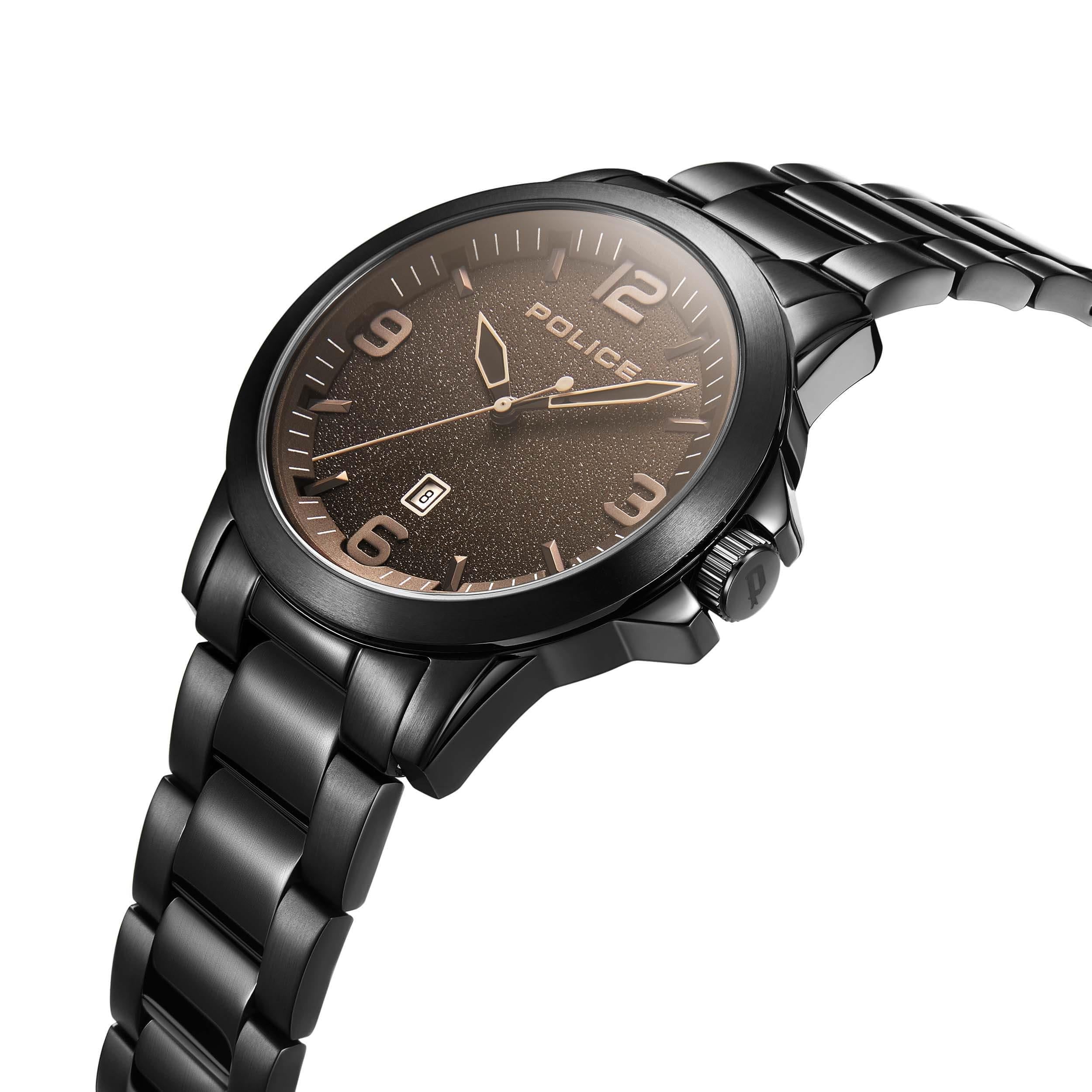 CLIFF Matt Black Bracelet Strap Watch