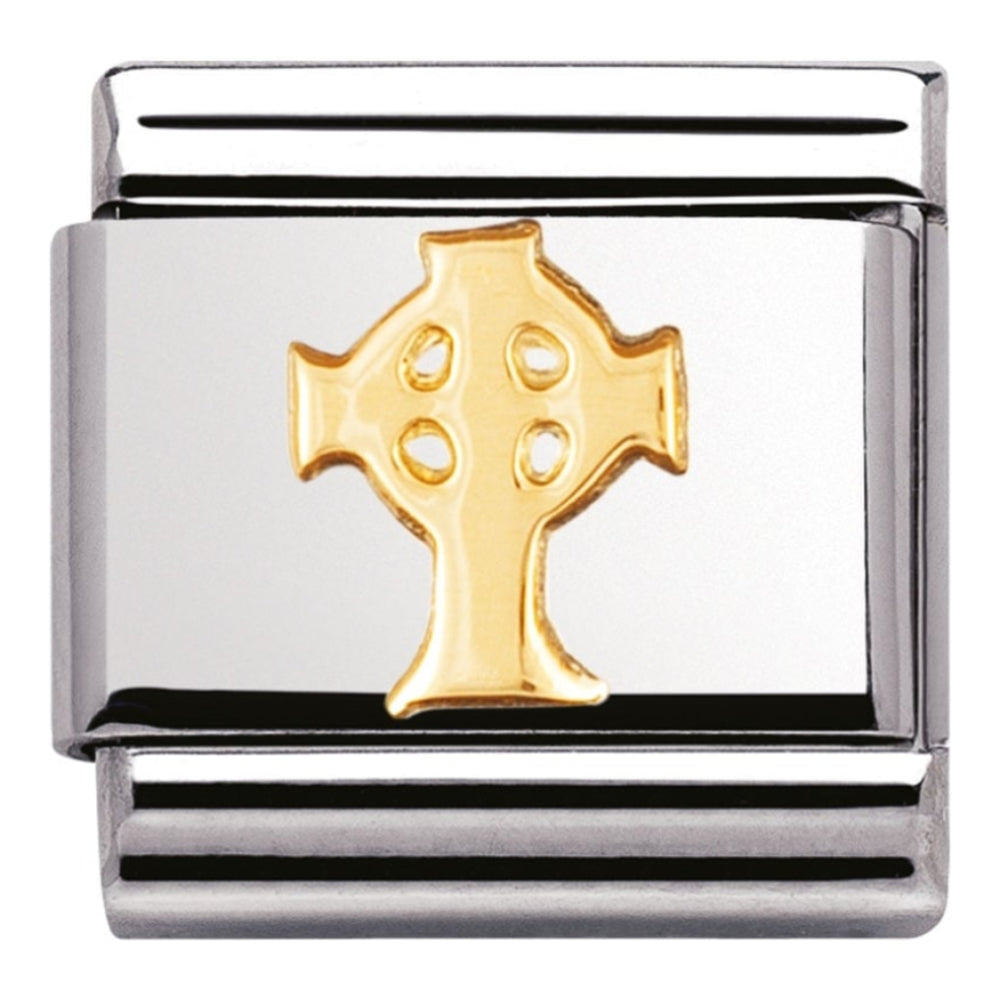 Classic Gold Celtic Cross Link