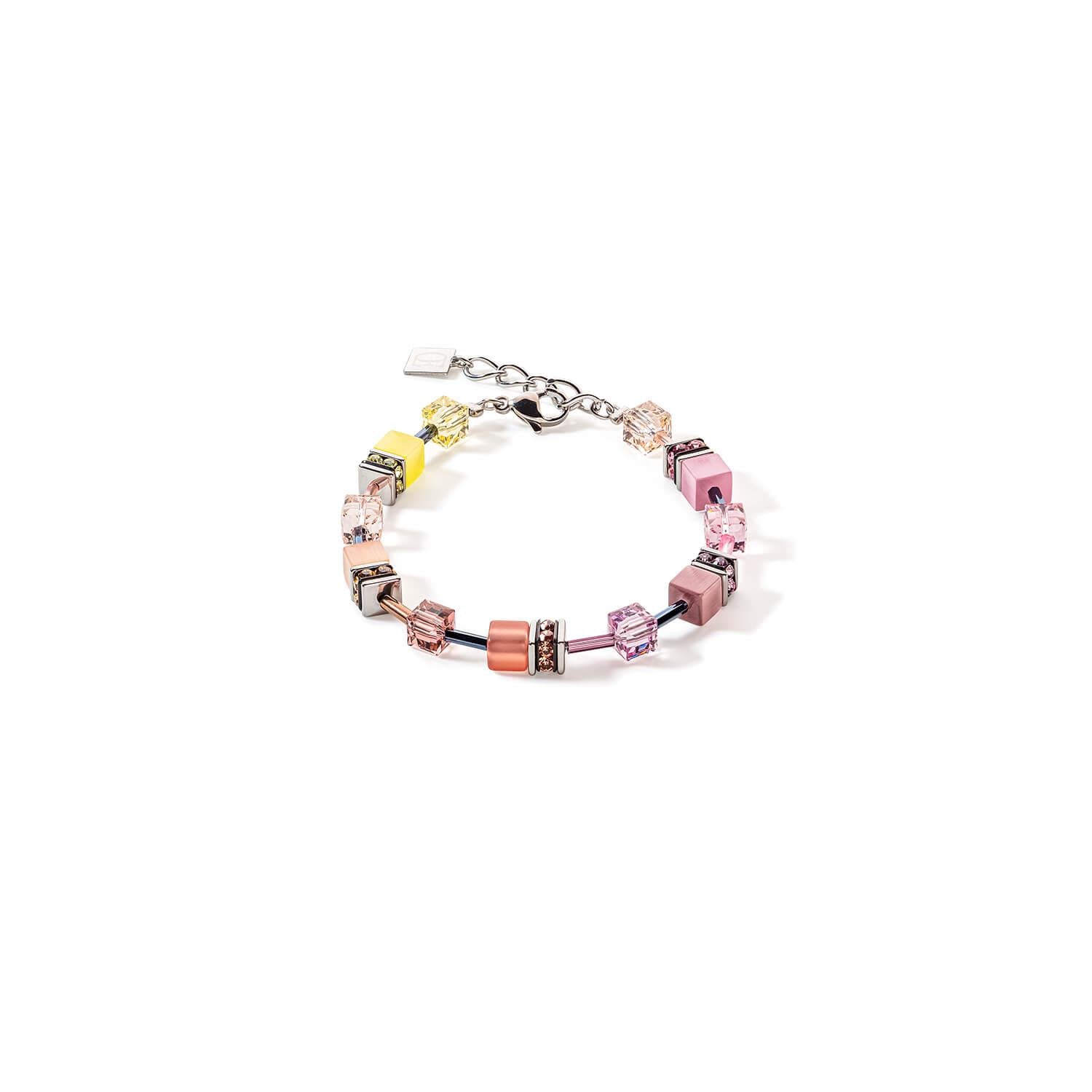 Lilac-Yellow GeoCUBE Iconic Multicolour Bracelet