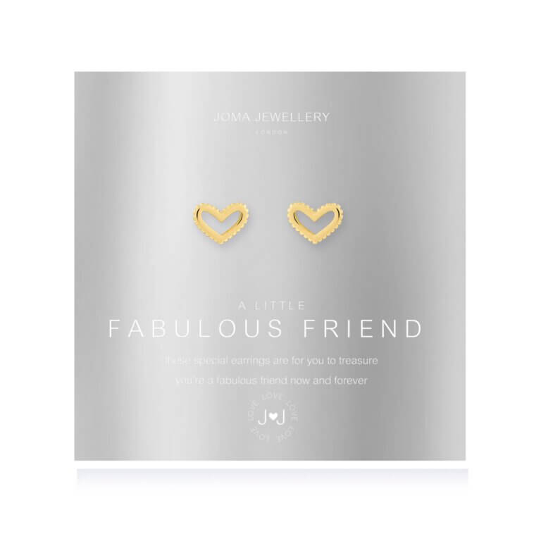 A Little | Fabulous Friend | Gold | Earrings