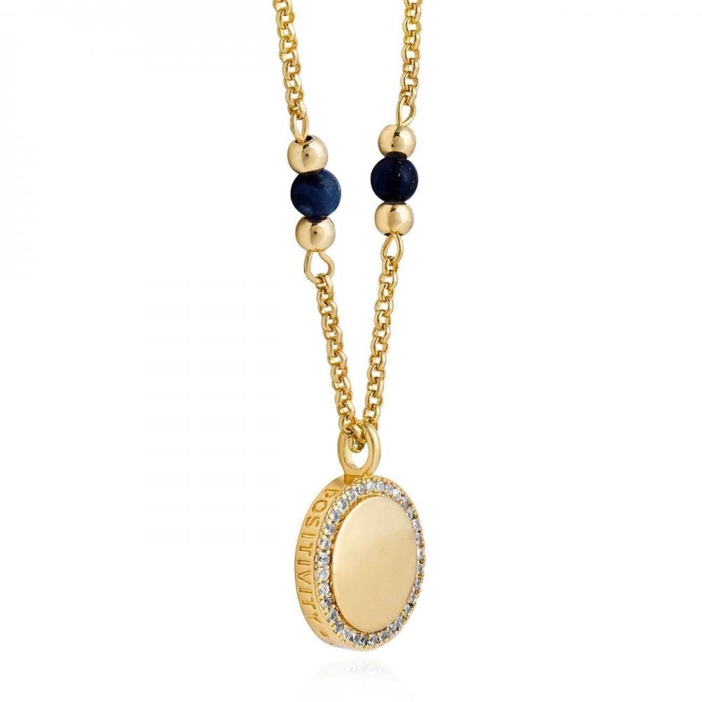 Wellness Gems | Gold | Lapis Lazuli Necklace | 45cm With 5cm Extender